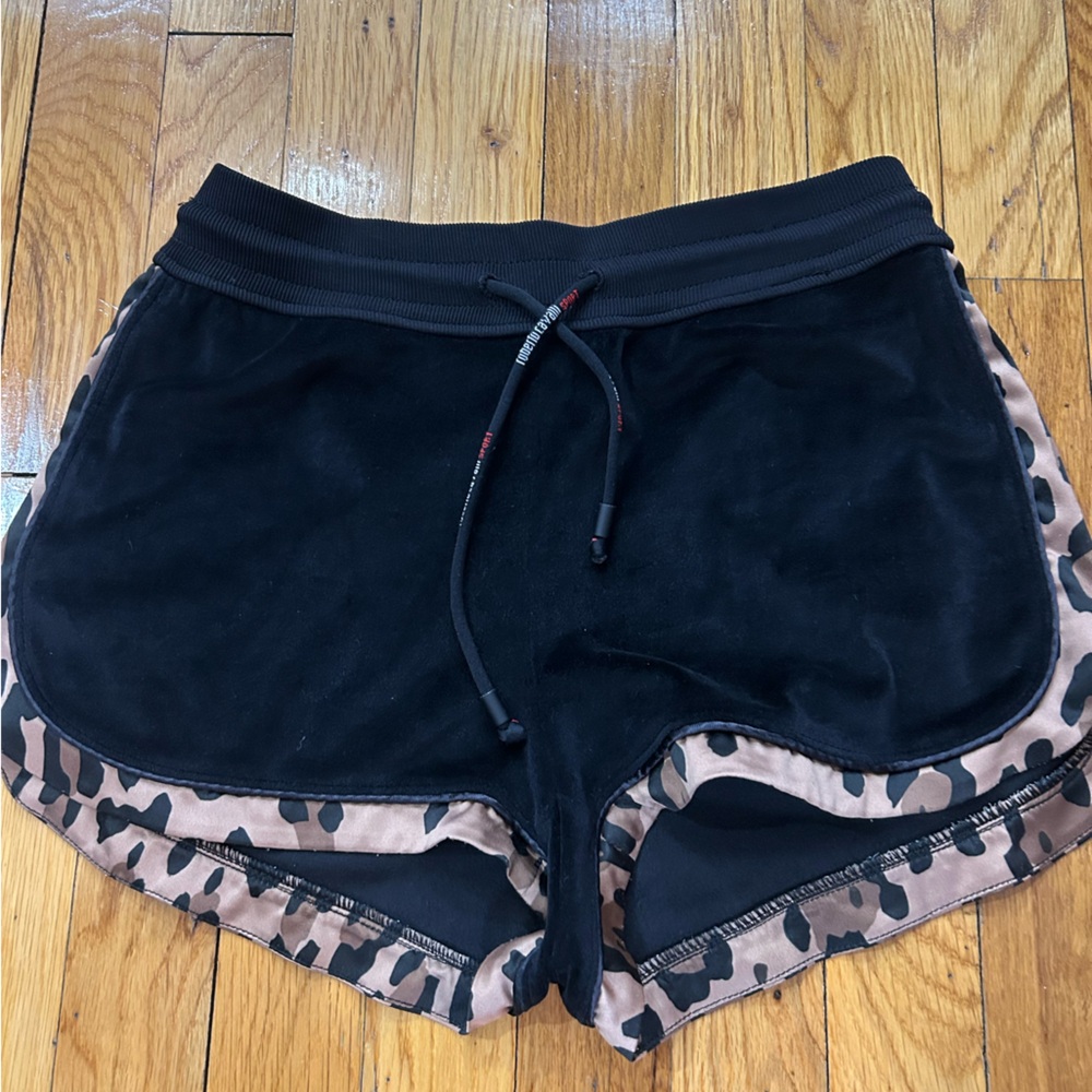 ROBERTO CAVALLI SPORT CHEETAH PRINT SHORTS!
